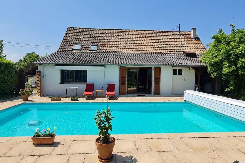 Alsace Bas-Rhin Logis Independant Avec Piscine Privee Διαμέρισμα Alteckendorf Εξωτερικό φωτογραφία